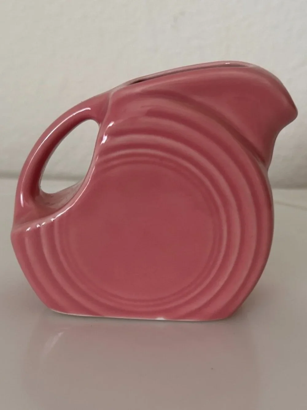 Fiesta Rose Pink Mini Disk Pitcher